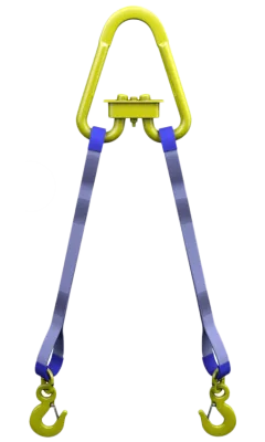 Строп текстильный двухветвевой 2СТ 1.25 т L=2.5 м SF6 30 мм Звено РТ-3 купить в Нягани