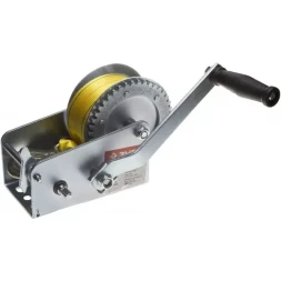 Лебедка ручная барабанная ЗУБР "ПРОФЕССИОНАЛ", тяговая, ленточная, 0,9т, 10м 43115-0.9