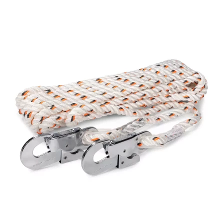 Канат спасательный КВТ КСЛ-10-2 с двумя карабинами (77524) купить в Нягани