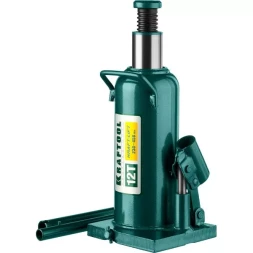 Домкрат гидравлический бутылочный "Kraft-Lift", сварной, 12т, 230-458мм, KRAFTOOL 43462-12 43462-12_z01