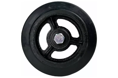 Большегрузное колесо на ось HITCH 200*50 резина черная D80 (SZ085021)