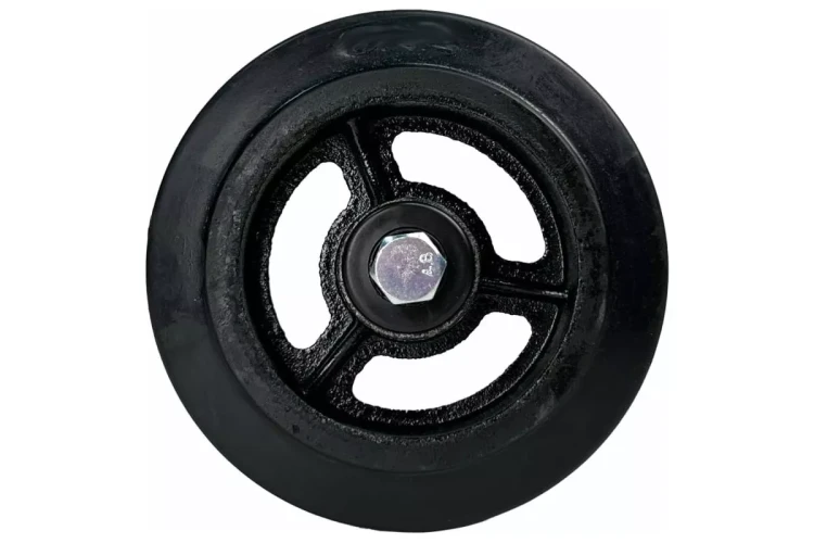 Большегрузное колесо на ось  HITCH 200*50 резина черная D80 (SZ085021) купить в Нягани