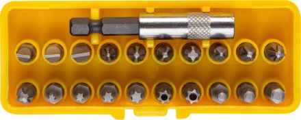 Набор STAYER Биты &quot;MASTER&quot; POCKET с адаптером в пластмассовом боксе, 21 предмет 2-26087-H21 купить в Нягани
