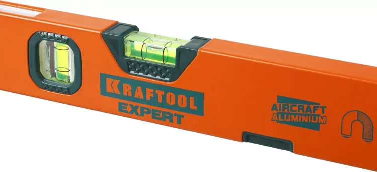 Уровень KRAFTOOL "PROKRAFT-M" коробч. магнит., 2 ампулы, 0,5 мм/м, 400мм 34712-040_z01 купить в Нягани