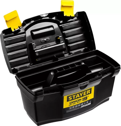 Ящик для инструмента &quot;TOPLine&quot; пластиковый, 19&quot;, STAYER 38110-18_z03 купить в Нягани