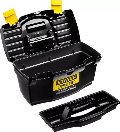 Ящик для инструмента &quot;TOPLine&quot; пластиковый, 19&quot;, STAYER 38110-18_z03 купить в Нягани