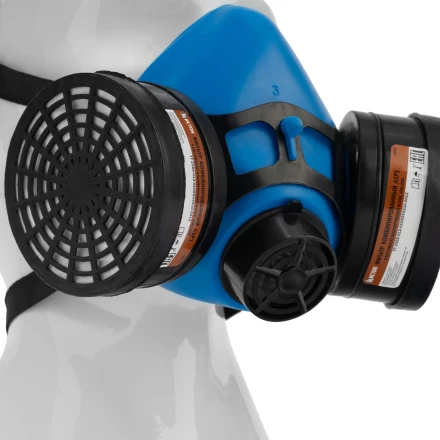 Полумаска изолирующая ИСТОК-300/400 со сменными комбинированными фильтрами А1Р1 892437 купить в Нягани