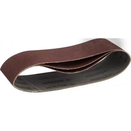 Лента шлифовальная бесконечная ЗУБР &quot;МАСТЕР&quot; на тканевой основе, для ЛШМ, P180, 75х533мм, 3шт 35542-180 купить в Нягани