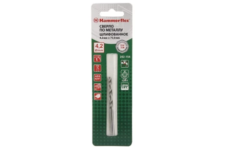 Сверло по металлу HAMMER 202-154 DR MT 4,2мм*75 купить в Нягани