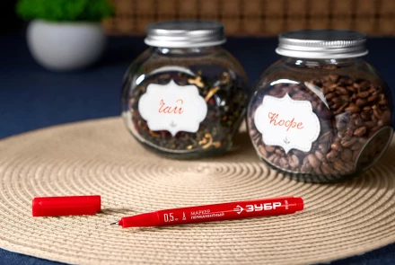 ЗУБР МП-50 красный, 0.5 мм перманентный маркер (06321-3) купить в Нягани