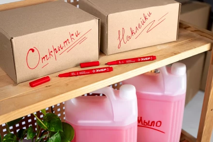 ЗУБР МП-50 красный, 0.5 мм перманентный маркер (06321-3) купить в Нягани