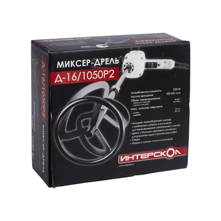 Миксер-дрель ИНТЕРСКОЛ Д-16/1050Р2 купить в Нягани