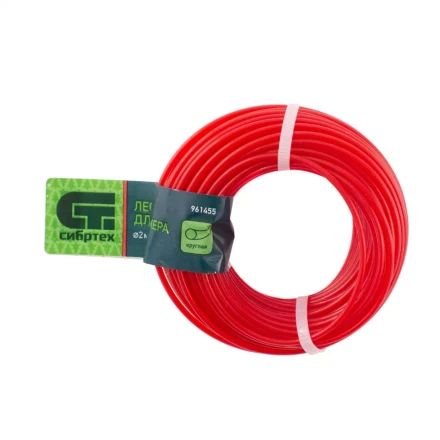 Леска для триммера круглая, 2.0 мм х 15 м, Россия Сибртех 961455 купить в Нягани