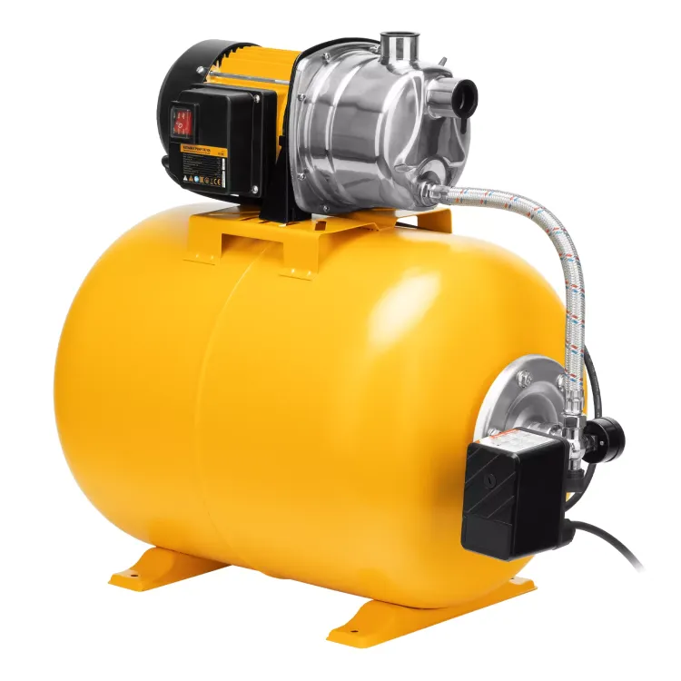 Насосная станция Denzel 97311, PSL1100X, 1100 Вт, 3600 л/ч, ресивер 50 л, подъем 45 м, нержавейка купить в Нягани