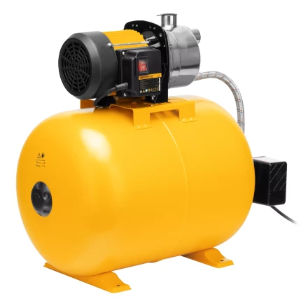 Насосная станция Denzel 97311, PSL1100X, 1100 Вт, 3600 л/ч, ресивер 50 л, подъем 45 м, нержавейка купить в Нягани