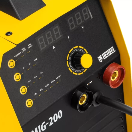 Аппарат инвертор. полуавтомат. cварки IMIG-200, 200 А, ПВ 60%, катушка 5 кг// Denzel 94361 купить в Нягани