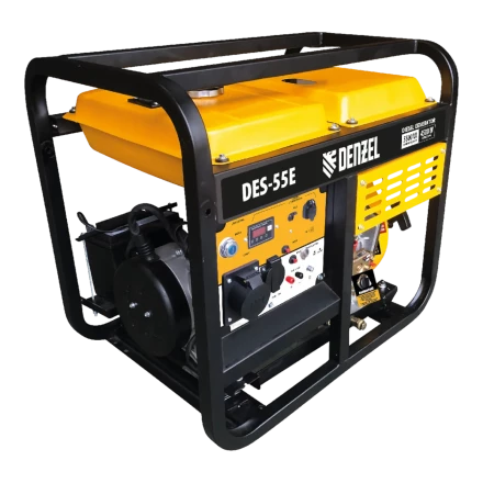 Генератор дизельный DES-55E 5.5 кВт 230 В 11 л электростартер Denzel 94414 купить в Нягани