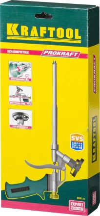 Пистолет &quot;PROKraft&quot; для монтажной пены, тефлоновое покрытие, KRAFTOOL 0685_z03 купить в Нягани