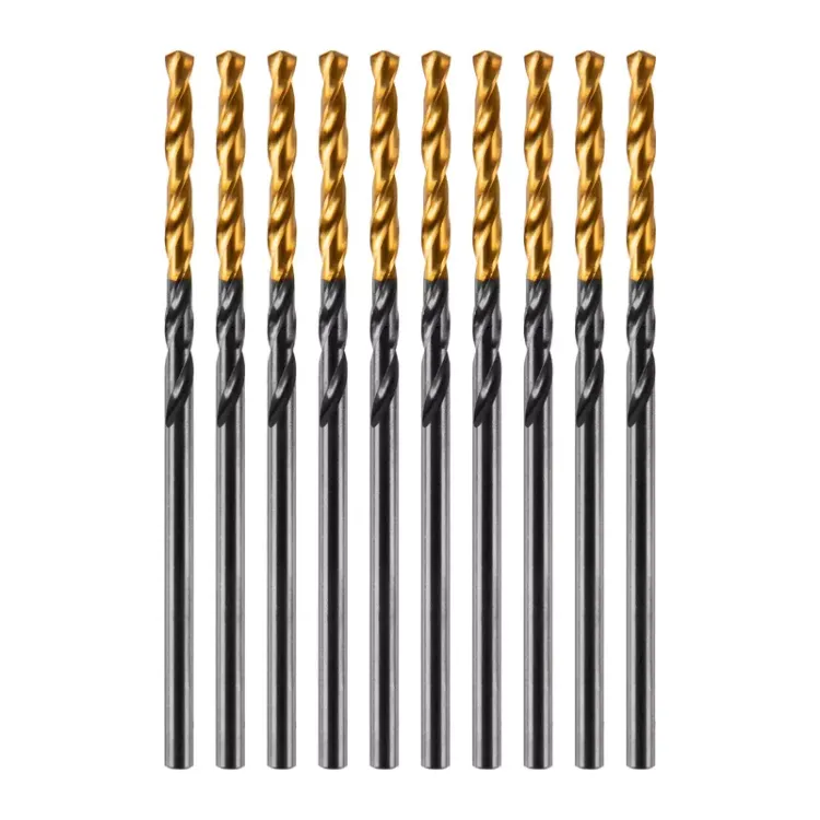 Сверло по металлу, 2 мм, HSS-Tin, Golden Tip, 10 шт. Denzel 717203 купить в Нягани