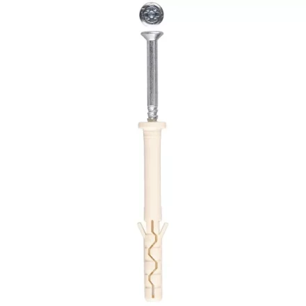 Дюбель-гвоздь ЗУБР нейлоновый, цилиндрический бортик, 8 x 60 мм, 60 шт 4-301395-08-060 купить в Нягани