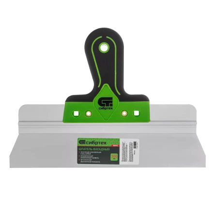 Шпатель фасадный Сибртех, нержавеющая сталь 420S45, 300 мм, 2-компонентная ручка, 85593 купить в Нягани