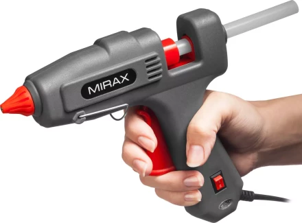 Пистолет клеевой (термоклеящий) электрический, MIRAX 06807, 200Вт/350Вт, 220В, 11мм 06807 купить в Нягани