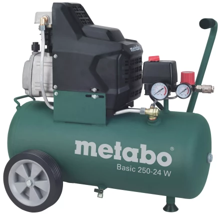 Компрессор масляный поршневой прямой привод Metabo Basic 250-24 W купить в Нягани