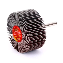 Круг MESSER шлифовальный лепестковый с оправкой (на шпильке) 60х30х6 #80