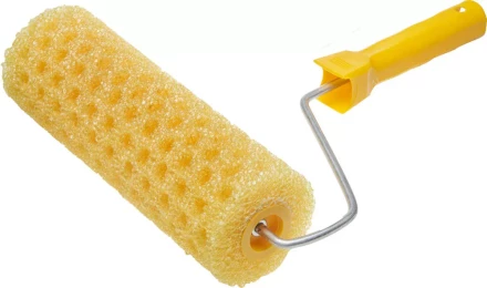 Валик &quot;ГОРОШЕК СТРУКТУРНЫЙ&quot; поролон, ручка 6мм, STAYER Standard 0369-24 купить в Нягани