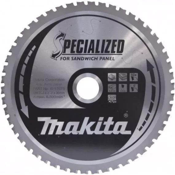 Диск пильный Makita, х270х30х2,3мм, 60 зуб,для сэндвич панелей B-31516 купить в Нягани