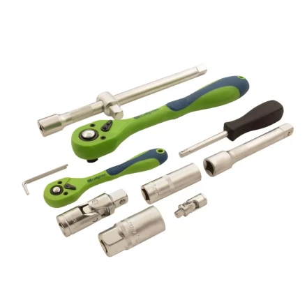 Набор инструментов 108 предметов, CrV, 1/2&quot;, 1/4&quot; Сибртех 13511 купить в Нягани