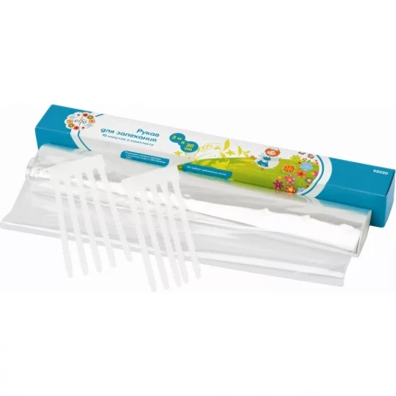 Рукав для запекания 3 м х 30 см 10 хомутиков в комплекте Elfe 95020 купить в Нягани