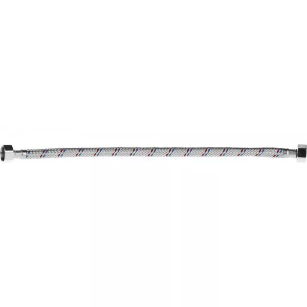 Подводка гибкая STAYER для воды, оплетка из нержавеющей стали, г/г 1/2" - 0,4м 51015-G/G-040 купить в Нягани