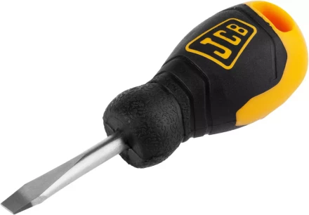 Отвертка JCB, хромомолибденовая сталь S2, двухкомпонентная рукоятка, магнитный наконечник, SL 6,5х40мм JSD012 купить в Нягани