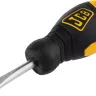 Отвертка JCB, хромомолибденовая сталь S2, двухкомпонентная рукоятка, магнитный наконечник, SL 6,5х40мм JSD012 купить в Нягани