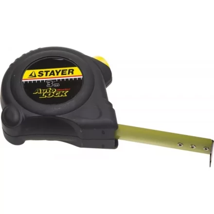 Рулетка STAYER &quot;MASTER&quot; &quot;AUTOLOCK&quot;, корпус с резиновым напылением, автостоп, 3мх16мм 2-34126-03-16_z01 купить в Нягани