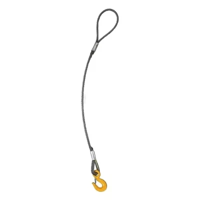 Строп канатный одноветвевой 1СК 2.5 т L=1.5 м с кч din 3.0 т канат din опрессовка