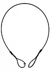 Строп канатный петлевой СКП 2.5 т L=3.5 м опрессовка купить в Нягани