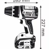 Аккумуляторная дрель-шуруповерт BOSCH GSR 18 V-LI (0.601.866.10J) купить в Нягани