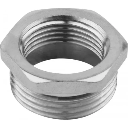 Футорка ЗУБР &quot;ЭКСПЕРТ&quot;, никелированная латунь, 1/2&quot; х 3/8&quot; 51281-1/2-3/8 купить в Нягани