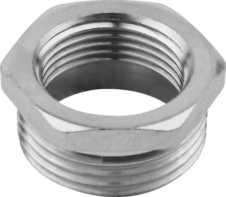 Футорка ЗУБР &quot;ЭКСПЕРТ&quot;, никелированная латунь, 1/2&quot; х 3/8&quot; 51281-1/2-3/8 купить в Нягани