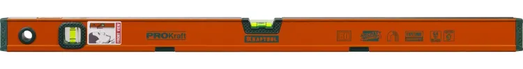 Уровень KRAFTOOL "KRAFT-MAX" магнитный, особо усилен, 2 ампулы, 2 фрезерованные базовые поверхности, 80см 34575-080 купить в Нягани