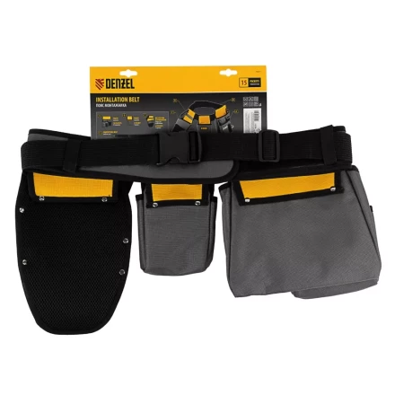 Пояс монтажника, сумки поясные, кобура для шуруповерта// Denzel 90291 купить в Нягани