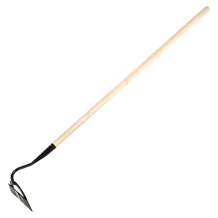 Мотыга стальная усиленная Сибртех, 190 х 60 х 1430 мм, деревянный черенок, Россия, 62283 купить в Нягани