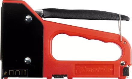 Степлер мебельный 4-функциональный пластиковый тип скобы:53 28 300 500 6-14 мм MATRIX MASTER 40905 купить в Нягани