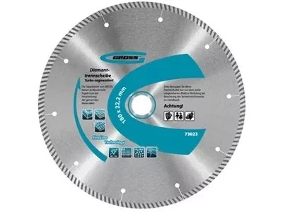 Диск алмазный 180 х 22,2 мм турбо с лазерной перфорацией сухое резание GROSS 73032 купить в Нягани