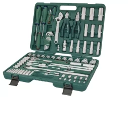 Набор головок торцевых универсальный 1/2"DR 8-32мм  1/4"DR 4-13мм  ключи угловые 1,5-10мм  отвертки   83предмета S04Н52483 S Jonnesway 48507