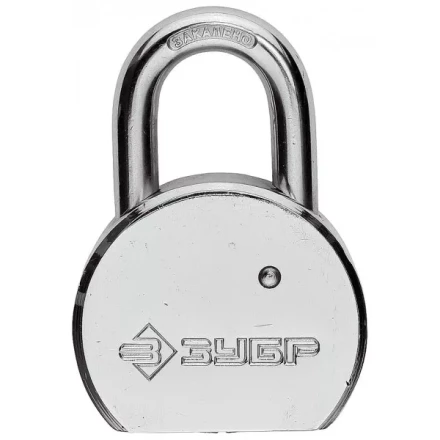 Замок навесной ЗУБР &quot;серия 271&quot; с закаленной дужкой, стальной корпус, 55мм 4-37271-55 купить в Нягани