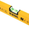 Уровень алюминиевый Denzel 33691, магнит, фрезерованный, 3 глазка (1 зеркал.), 0,5 мм/м, 600 мм купить в Нягани