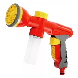 Пистолет-распылитель GRINDA универсальный "3 в 1": полив, удобрение,мойка, пластмассовый, 9-позиционный 8-427378